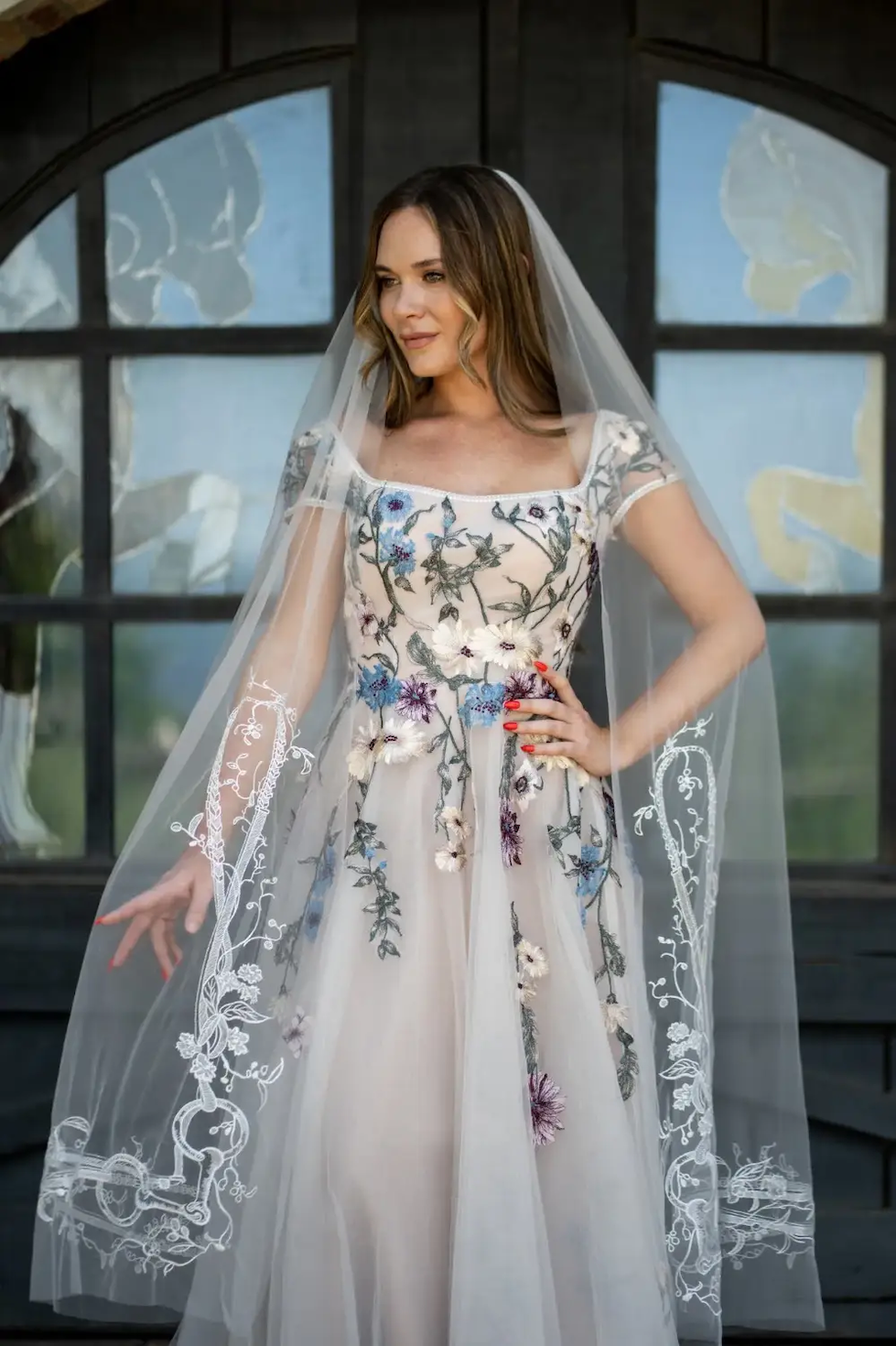 English Equestrian veil full length