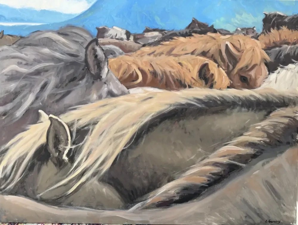 Charlotte Guernsey painting