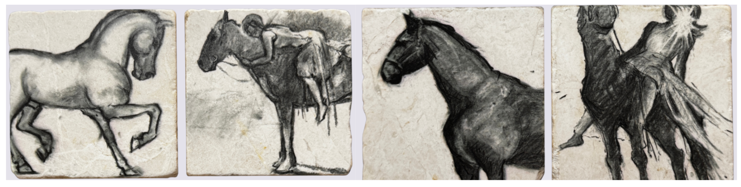 Charlotte Guernsey marble coaster designs