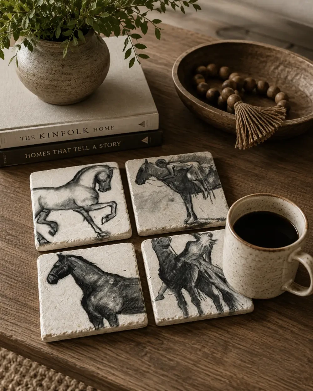 Charlotte Guernsey marble coasters lifestyle
