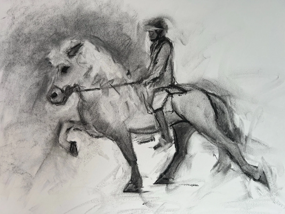 Charcoal drawings