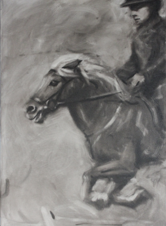 Cantering Black & White Mare #0 default thumbnail