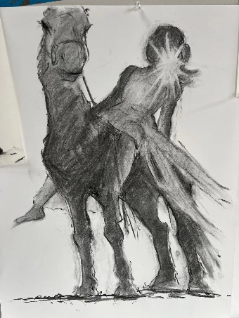 Equestrian Collage Wall Mural #1 thumbnail