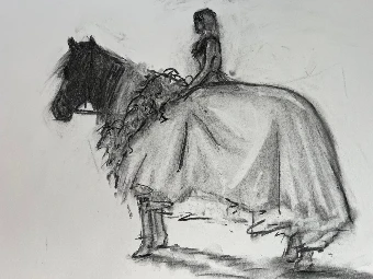 Equestrian Collage Wall Mural #4 thumbnail
