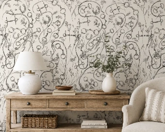 Equestrian Tack Luxe Wallpaper (Right Panel) #3 thumbnail