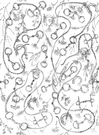 Equestrian Tack Luxe Wallpaper (Right Panel) #4 thumbnail